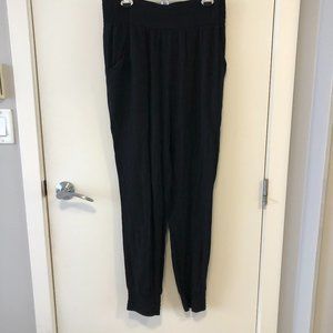 Talula Black Joggers with Elastic Waistband M